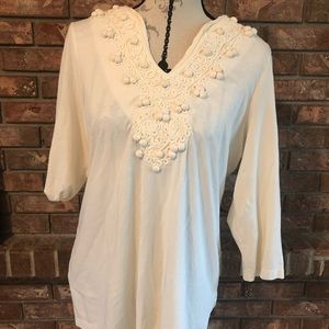 Chico’s 3/4 sleeve shirt sz 2